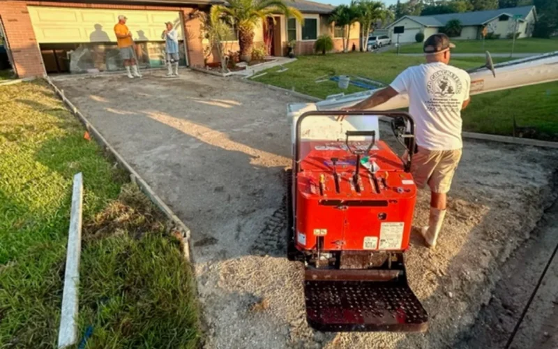 concrete driveways